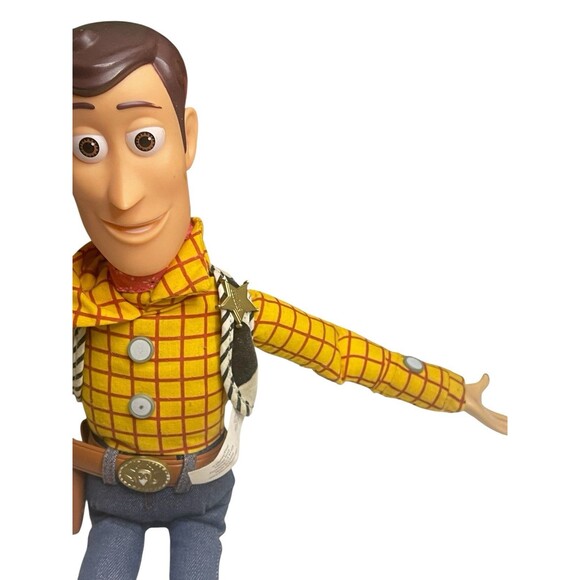 Disney Store Pixar Toy Story Talking Woody Pull String Doll 15" Working - Picture 15 of 16